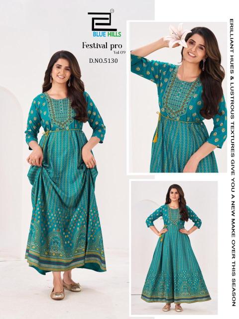 Blue hills festival pro vol.9 Bulk kurti manufacturers