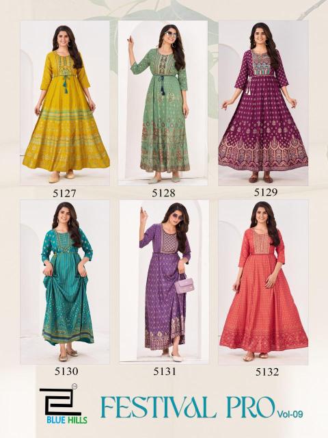 Blue hills festival pro vol.9 Bulk kurti manufacturers
