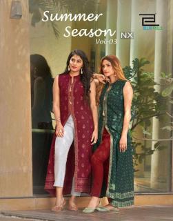 Blue hills summer season vol -3nx Wholesale kurti market in Ahmedabad