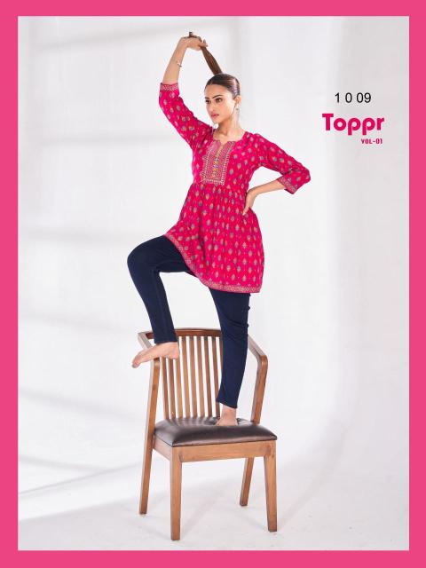 Blue hills toppr vol 1 Kurti shopping Kolkata