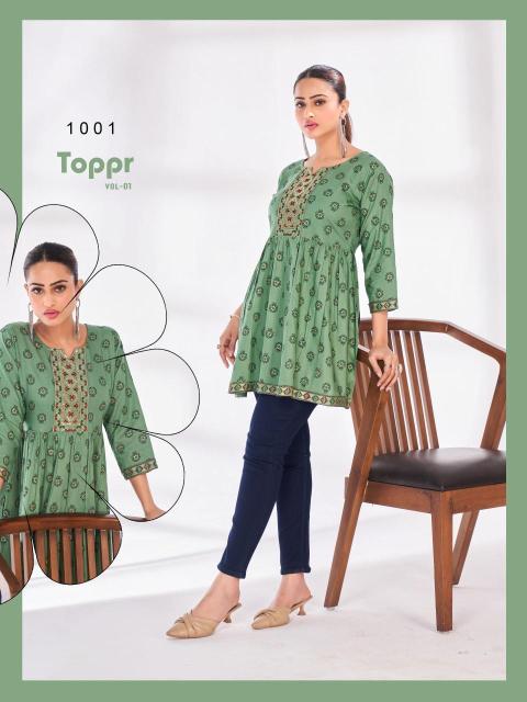 Blue hills toppr vol 1 Kurti shopping Kolkata
