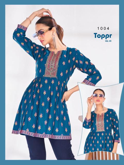 Blue hills toppr vol 1 Kurti shopping Kolkata