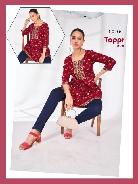 Blue hills toppr vol 1 Kurti shopping Kolkata