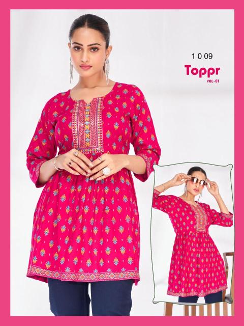 Blue hills toppr vol 1 Kurti shopping Kolkata