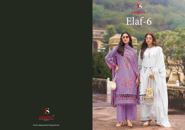 Deepsy elaf luxury lawn 25-6 salwar suits dealer in Hyderabad
