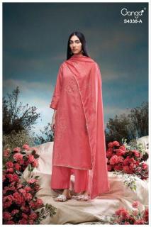 Ganga bresiya 4338 Dress materials wholesale dealers in surat