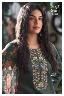 Ganga bruna 4054 Wholesale dress materials in Surat