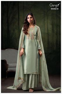 Ganga chayana 4352 Dress material suppliers in Surat