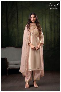 Ganga chayana 4352 Dress material suppliers in Surat