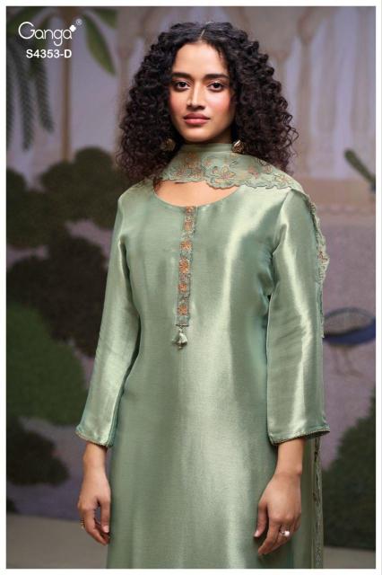 Ganga Glorina 4353 Wholesale dress materials online