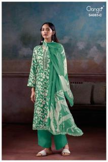 Ganga gynah 4083 Wholesale dress material dealers in Hyderabad