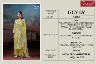 Ganga gynah 4083 Wholesale dress material dealers in Hyderabad
