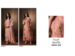 Ganga janelle 4234 Wholesale dress fabrics in Delhi