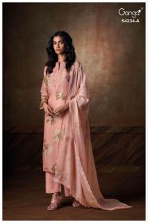 Ganga janelle 4234 Wholesale dress fabrics in Delhi