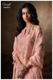 Ganga janelle 4234 Wholesale dress fabrics in Delhi