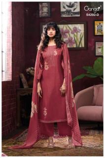 Ganga Jasleen 4292 Dress material wholesale market in Hyderabad