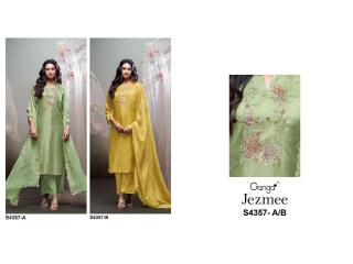 Ganga jezmee 4357 Dress material suppliers in Ahmedabad