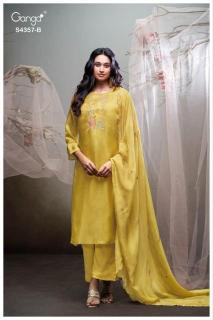 Ganga jezmee 4357 Dress material suppliers in Ahmedabad