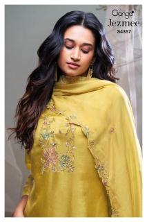 Ganga jezmee 4357 Dress material suppliers in Ahmedabad