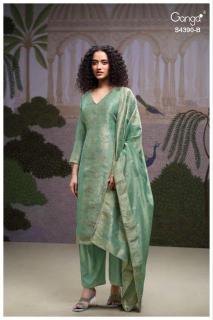 Ganga jivana 4390 Casual dress materials wholesale in surat