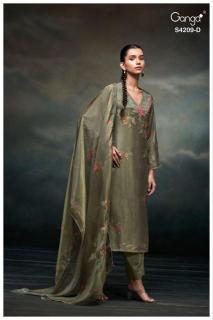 Ganga marisa 4209 Wholesale dress material suppliers in Surat