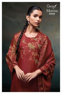 Ganga marisa 4209 Wholesale dress material suppliers in Surat
