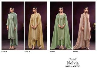 Ganga nolvia 4351 Dress materials wholesale suppliers