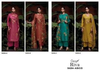 Ganga riva 4204 Designer dress materials in Mumbai