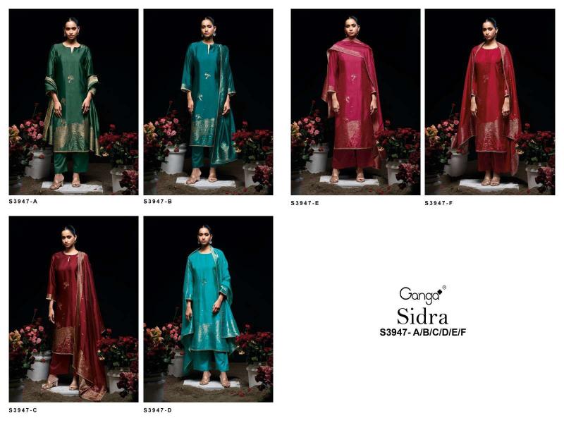 Ganga Sidra 3947 Designer salwar kameez wholesale