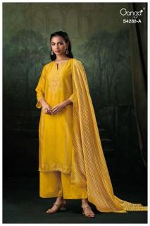 Ganga zamira 4288 Dress material manufacturers in mumbai