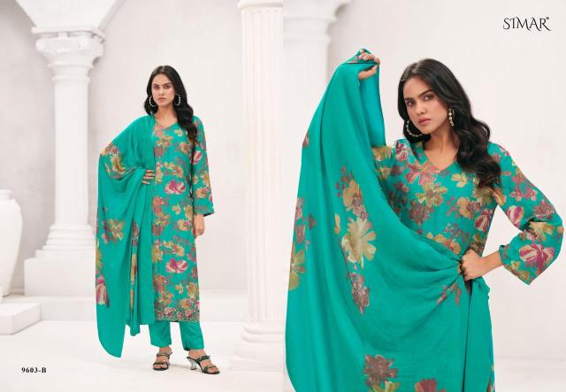 Glossy Simar Everbloom Vol 2 Hyderabad dress material market