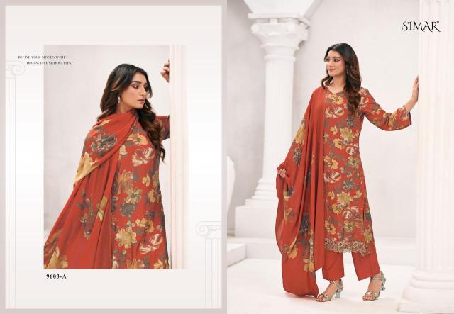 Glossy Simar Everbloom Vol 2 Hyderabad dress material market