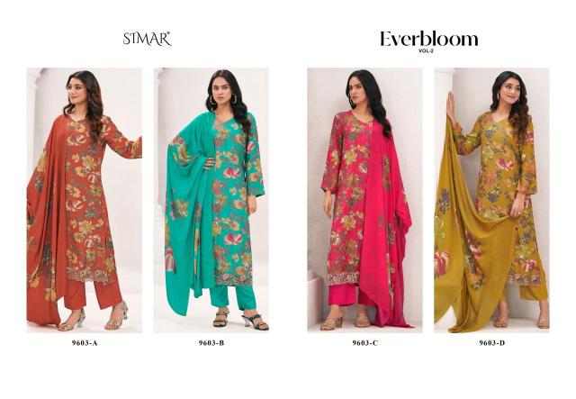 Glossy Simar Everbloom Vol 2 Hyderabad dress material market