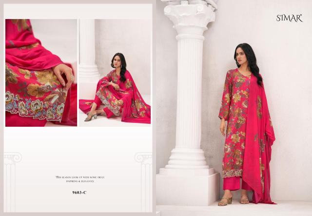 Glossy Simar Everbloom Vol 2 Hyderabad dress material market