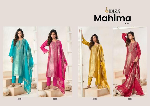 Ibiza mahima vol-2 Designer dress materials dealers in Kolkata