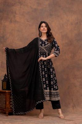 Janni 3pcs Ladies kurti manufacturers in Gujarat