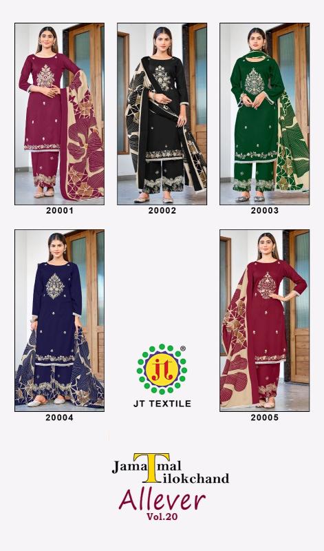 Jt Allever Vol 20 Designer dress materials in Hyderabad
