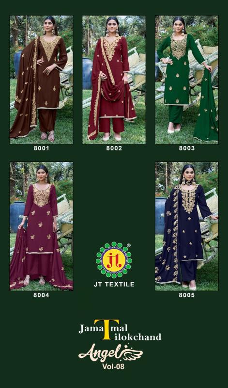 Jt Angel Vol 8 Bangalore dress material market
