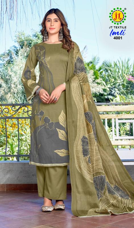 Jt Imli Vol 4 Wholesale fashion dress materials in Hyderabad