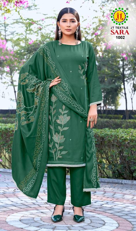 Jt Sara Vol 1 Wholesale dress material market price