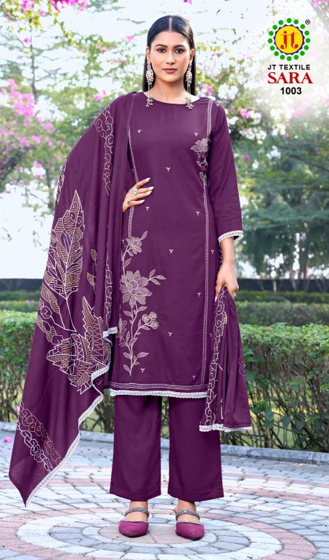 Jt Sara Vol 1 Wholesale dress material market price