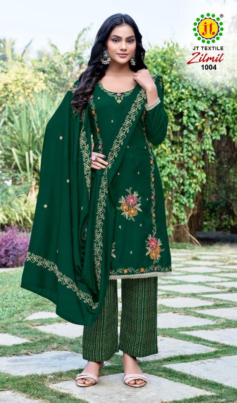 Jt Zilmil Vol 1 Fancy dress materials wholesale Hyderabad