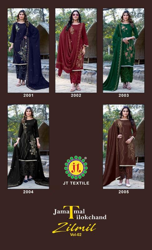 Jt Zilmil Vol 2 Dress material manufacturers in Hyderabad