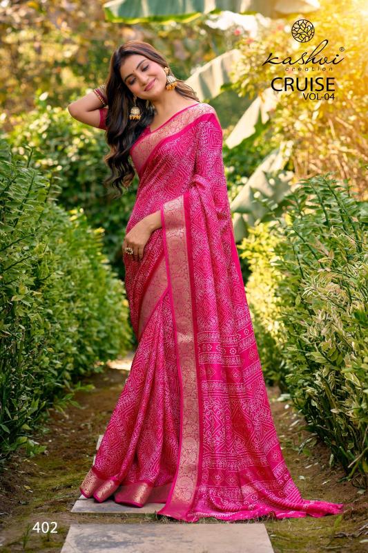 Kashvi Cruise Vol 4 Saree wholesaler in Bangalore