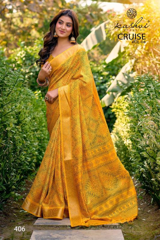 Kashvi Cruise Vol 4 Saree wholesaler in Bangalore