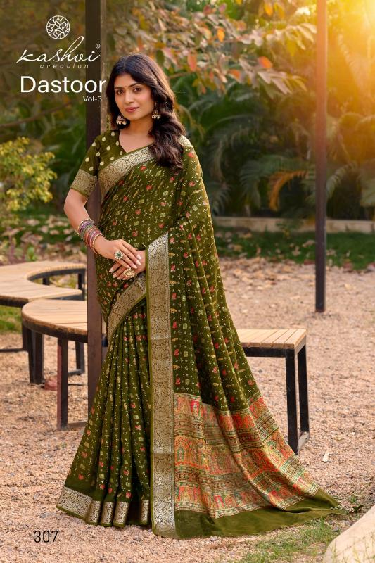Kashvi Dastoor Vol 3 Wholesale saree manufacturers in Bangalore