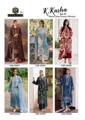 Keval fab K kasha vol- 20 Wholesale Salwar Kameez market in India