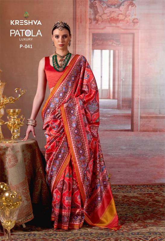 Kreshva Patola Luxury Wholesale saree suppliers