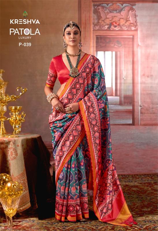 Kreshva Patola Luxury Wholesale saree suppliers