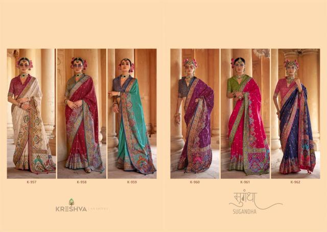 Kreshva sugandha Saree manufacturers in delhi